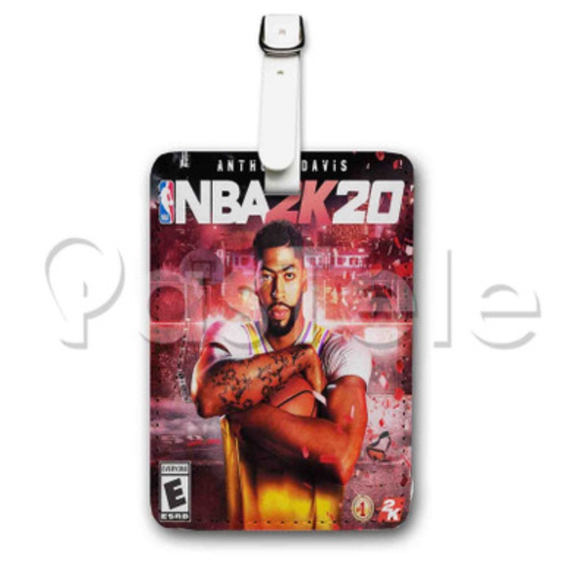 NBA 2 K20 Anthony Davis Custom Personalized Luggage Tags PU Leather Travel Baggage Name ID Labels