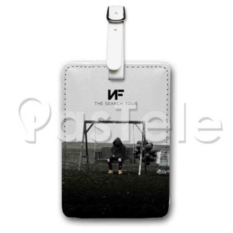 NF The Search Tour Custom Personalized Luggage Tags PU Leather Travel Baggage Name ID Labels