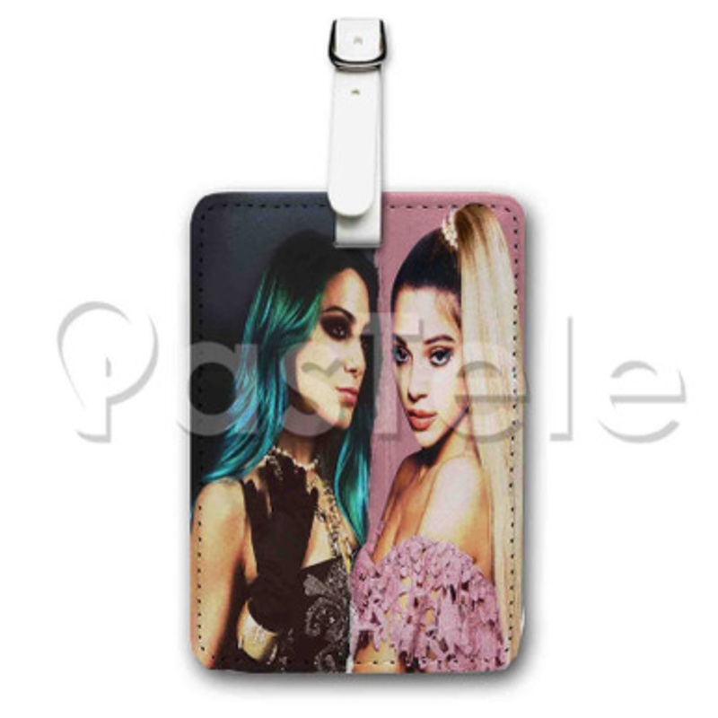 Niki and Gabi Custom Personalized Luggage Tags PU Leather Travel Baggage Name ID Labels