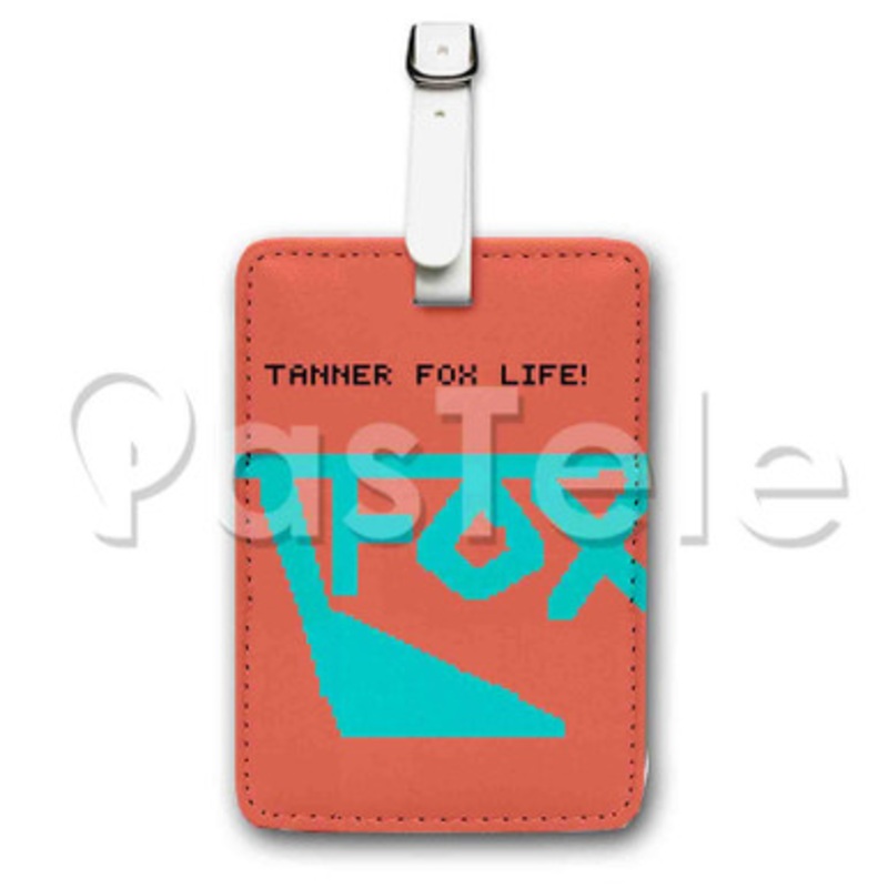 tanner fox Custom Personalized Luggage Tags PU Leather Travel Baggage Name ID Labels