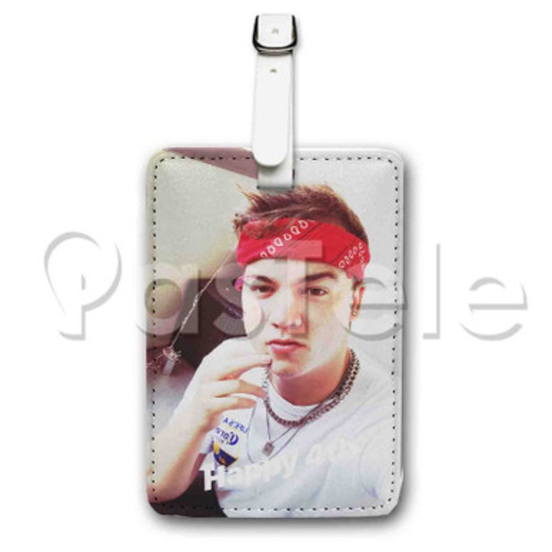 Taylor Caniff Custom Personalized Luggage Tags PU Leather Travel Baggage Name ID Labels