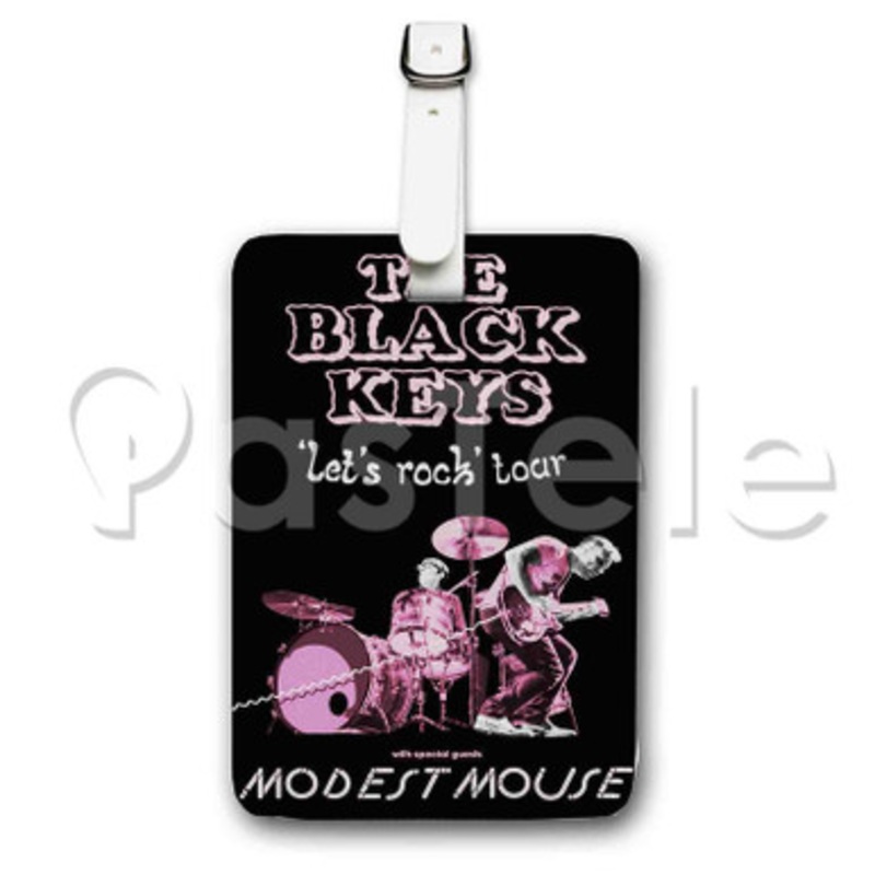 The Black Keys Custom Personalized Luggage Tags PU Leather Travel Baggage Name ID Labels