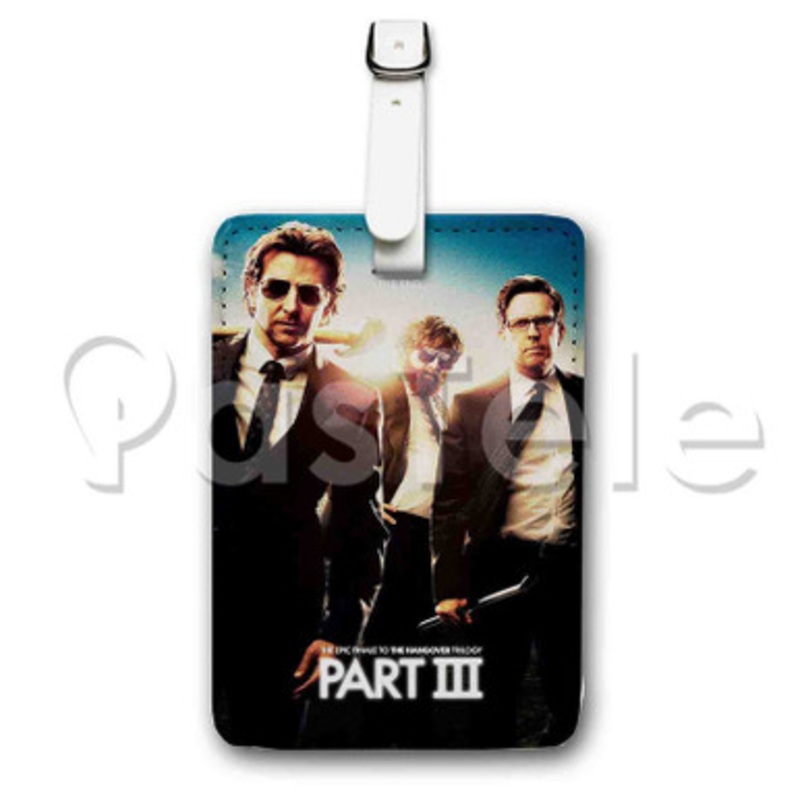 The Hangover Part III Custom Personalized Luggage Tags PU Leather Travel Baggage Name ID Labels