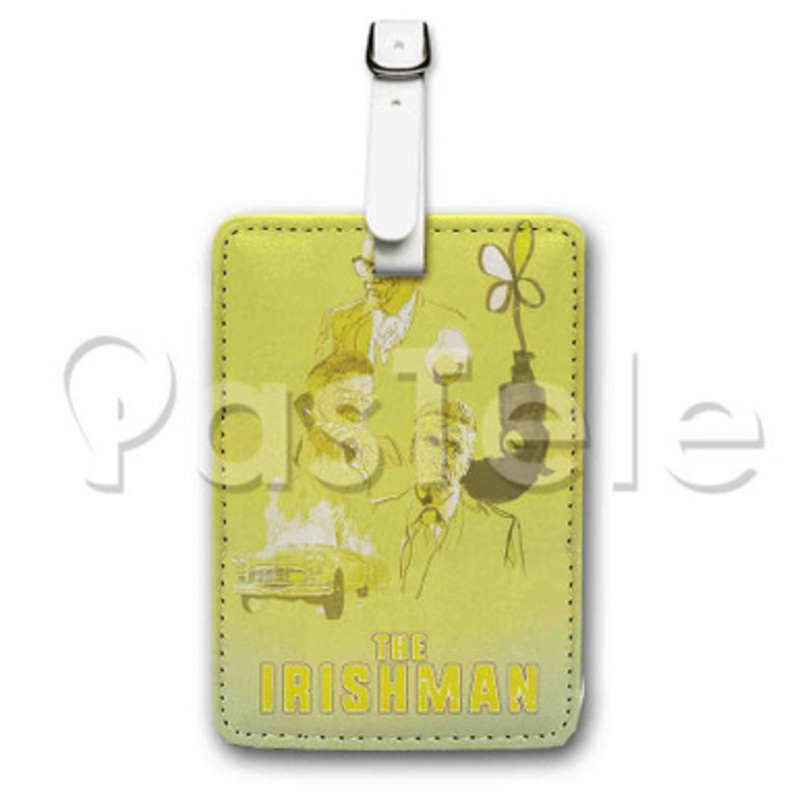 the irishman Custom Personalized Luggage Tags PU Leather Travel Baggage Name ID Labels