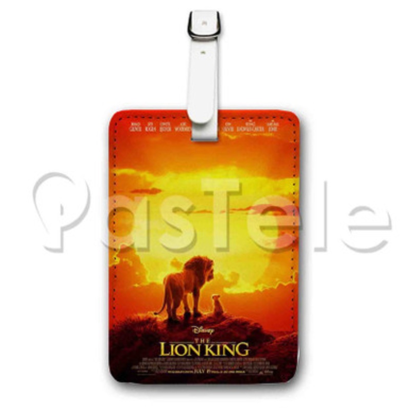 The Lion King Custom Personalized Luggage Tags PU Leather Travel Baggage Name ID Labels