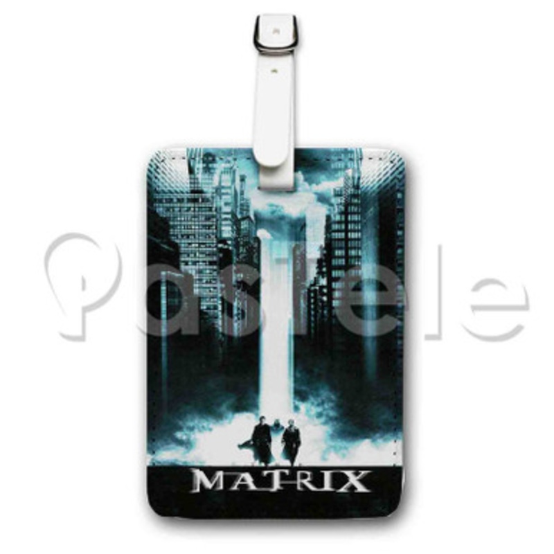 The Matrix Custom Personalized Luggage Tags PU Leather Travel Baggage Name ID Labels