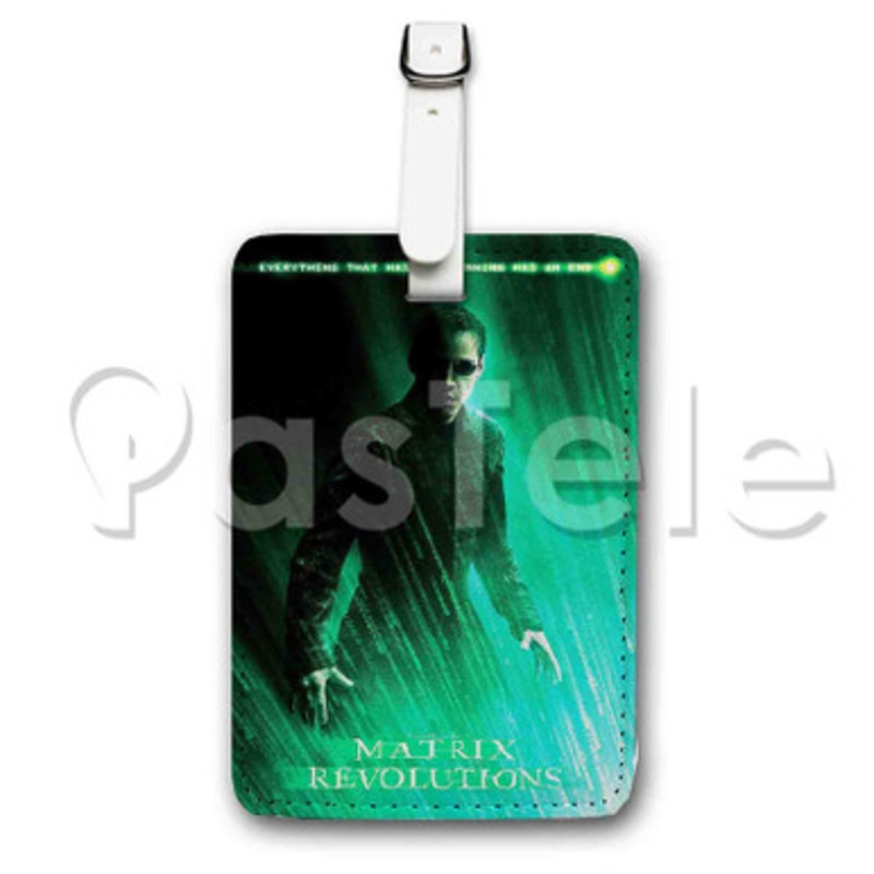The Matrix Revolutions Custom Personalized Luggage Tags PU Leather Travel Baggage Name ID Labels