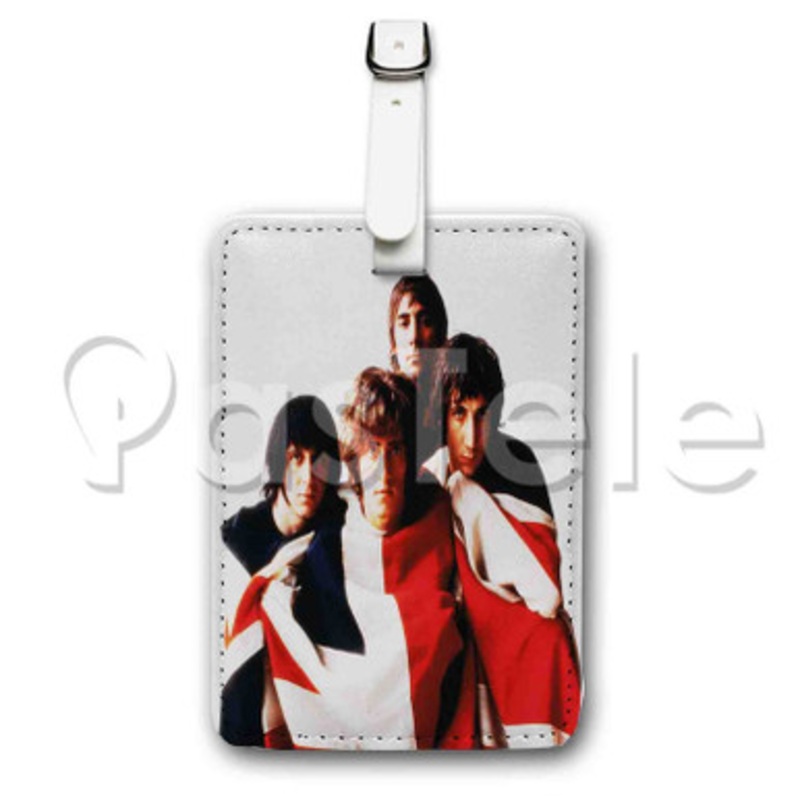 the who 2 Custom Personalized Luggage Tags PU Leather Travel Baggage Name ID Labels