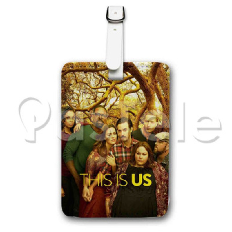 This is Us Custom Personalized Luggage Tags PU Leather Travel Baggage Name ID Labels