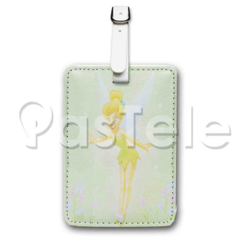 tinkerbell Custom Personalized Luggage Tags PU Leather Travel Baggage Name ID Labels