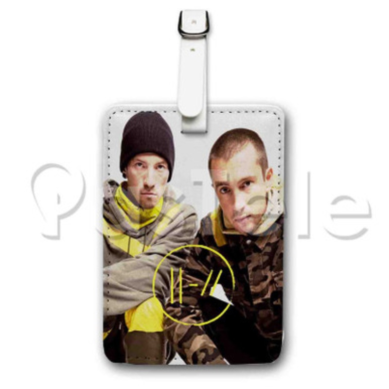 Twenty One Pilots Custom Personalized Luggage Tags PU Leather Travel Baggage Name ID Labels