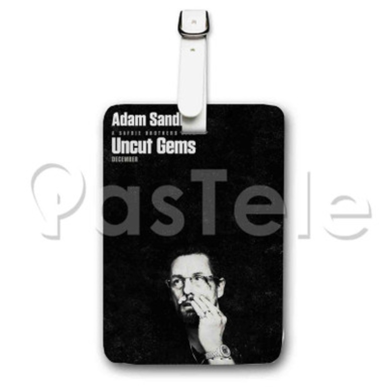 Uncut Gems Custom Personalized Luggage Tags PU Leather Travel Baggage Name ID Labels