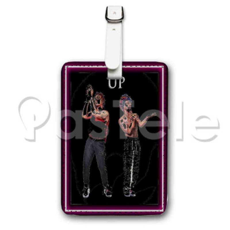 Up Earth Gang Custom Personalized Luggage Tags PU Leather Travel Baggage Name ID Labels