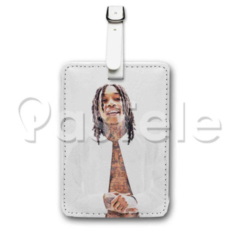 Wiz Khalifa Custom Personalized Luggage Tags PU Leather Travel Baggage Name ID Labels