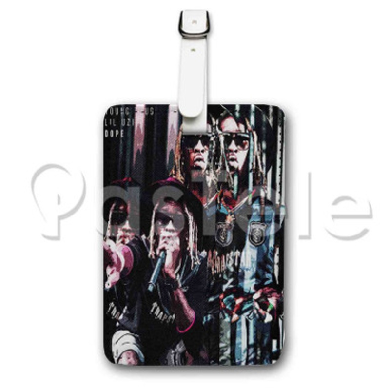 Young Thug Dope Custom Personalized Luggage Tags PU Leather Travel Baggage Name ID Labels