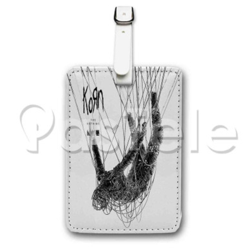 Korn The Nothing Custom Personalized Luggage Tags PU Leather Travel Baggage Name ID Labels