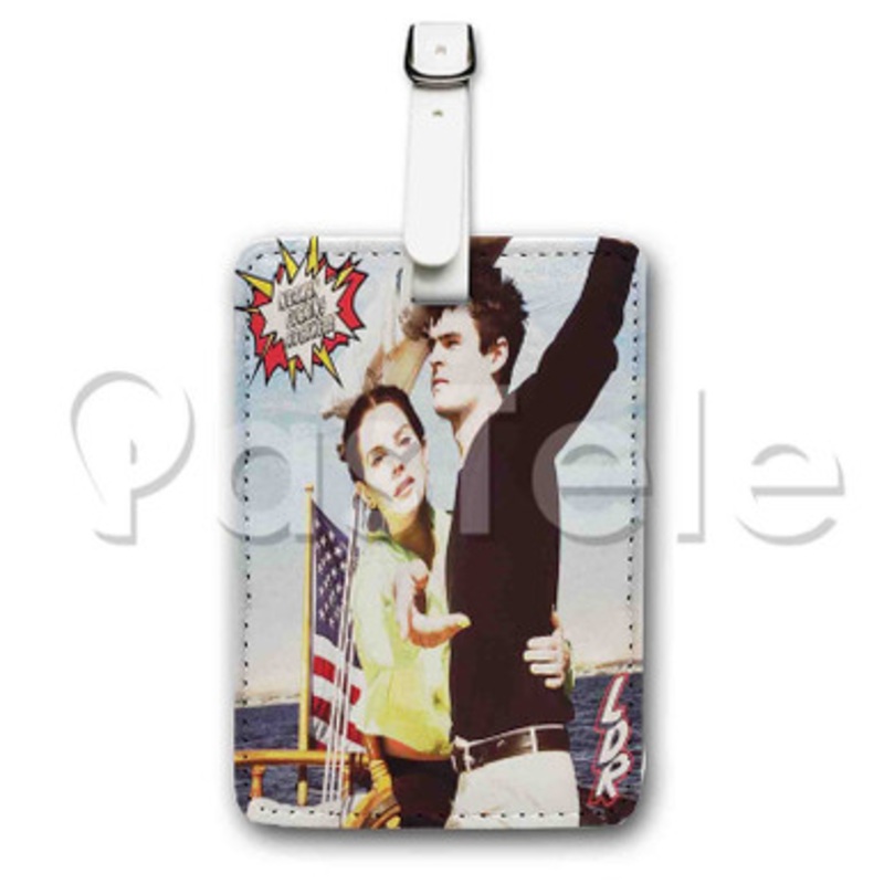 Lana Del Rey NFR Custom Personalized Luggage Tags PU Leather Travel Baggage Name ID Labels