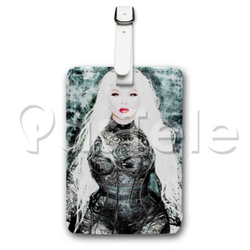 Lil Kim Custom Personalized Luggage Tags PU Leather Travel Baggage Name ID Labels