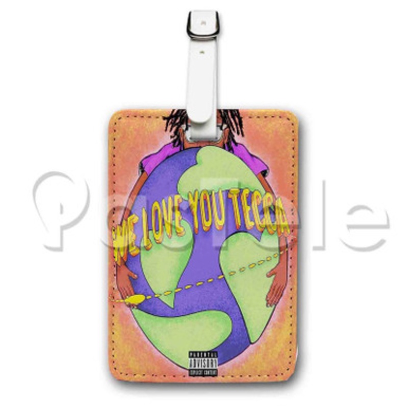 Lil Tecca We Love You Tecca Custom Personalized Luggage Tags PU Leather Travel Baggage Name ID Labels