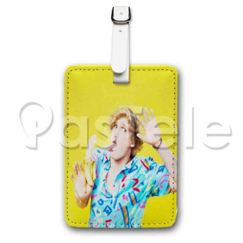 logan paul Custom Personalized Luggage Tags PU Leather Travel Baggage Name ID Labels