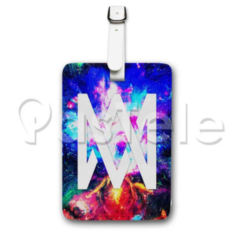 marcus and martinus galaxy Custom Personalized Luggage Tags PU Leather Travel Baggage Name ID Labels