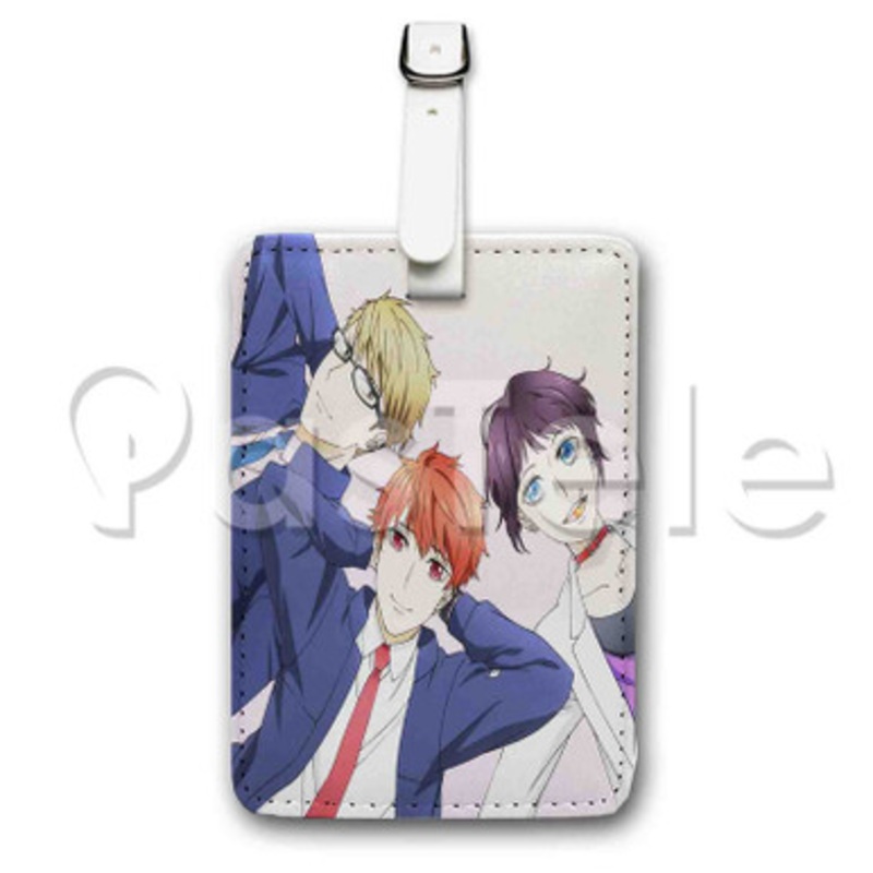 Mayonaka No Occult Koumuin Custom Personalized Luggage Tags PU Leather Travel Baggage Name ID Labels