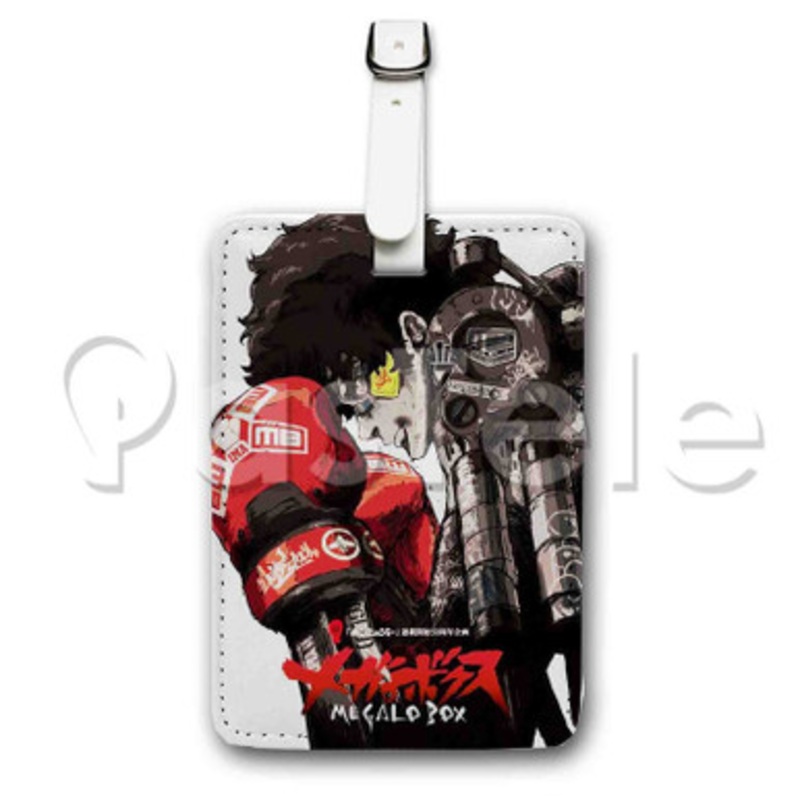 Megalo Box Custom Personalized Luggage Tags PU Leather Travel Baggage Name ID Labels