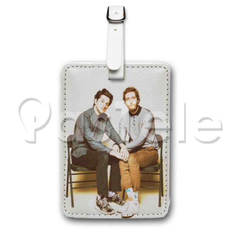 Middleditch and Schwartz Custom Personalized Luggage Tags PU Leather Travel Baggage Name ID Labels