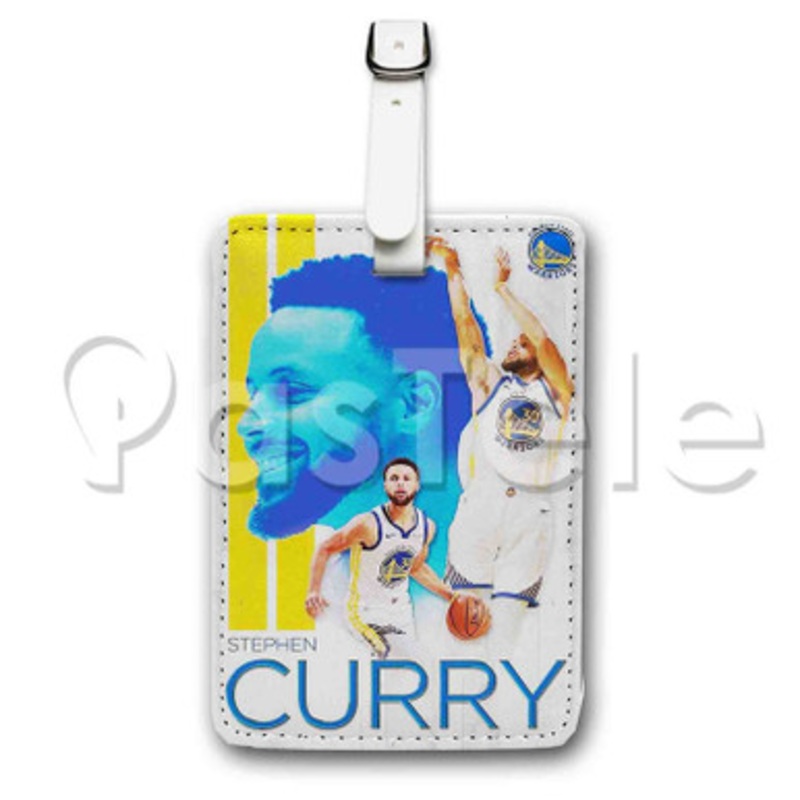 NBA Golden State Warriors Stephen Curry Custom Personalized Luggage Tags PU Leather Travel Baggage Name ID Labels