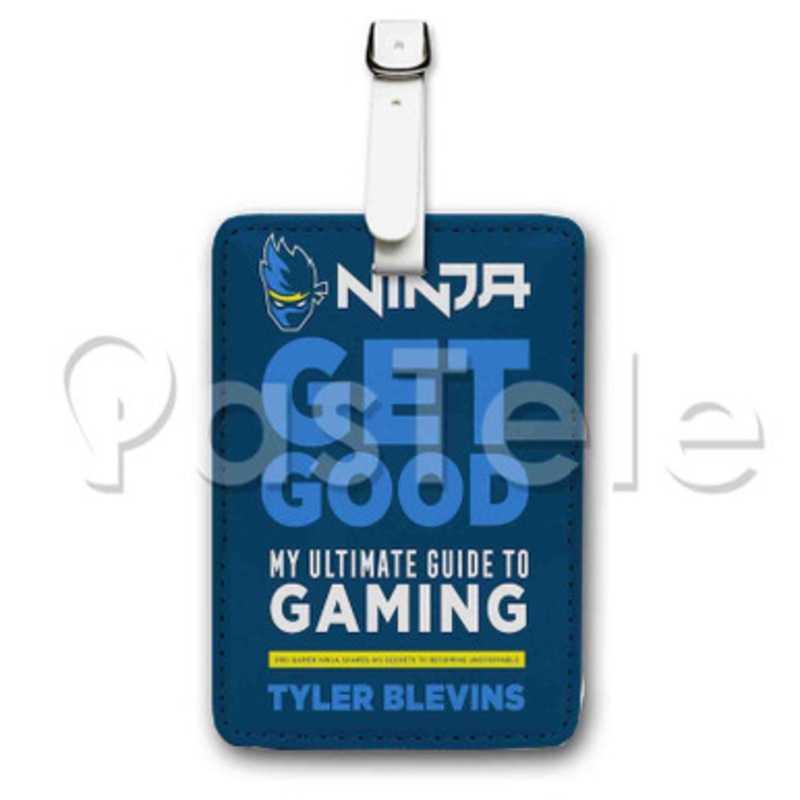 Ninja Get Good My Ultimate Guide to Gaming Custom Personalized Luggage Tags PU Leather Travel Baggage Name ID Labels