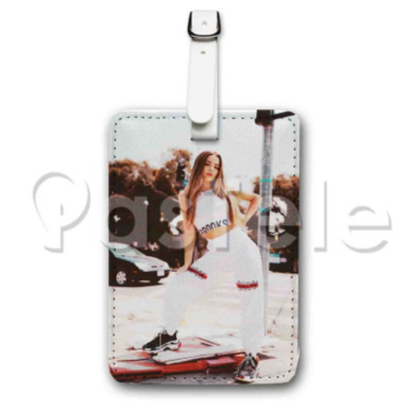 Tessa Brooks Custom Personalized Luggage Tags PU Leather Travel Baggage Name ID Labels