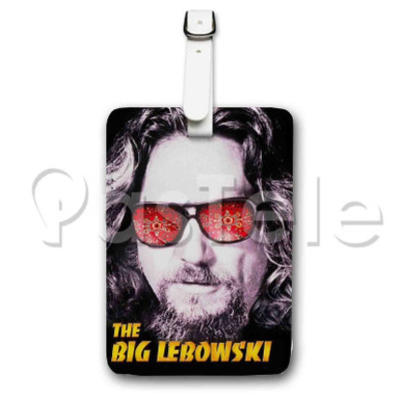 The Big Lebowski Custom Personalized Luggage Tags PU Leather Travel Baggage Name ID Labels