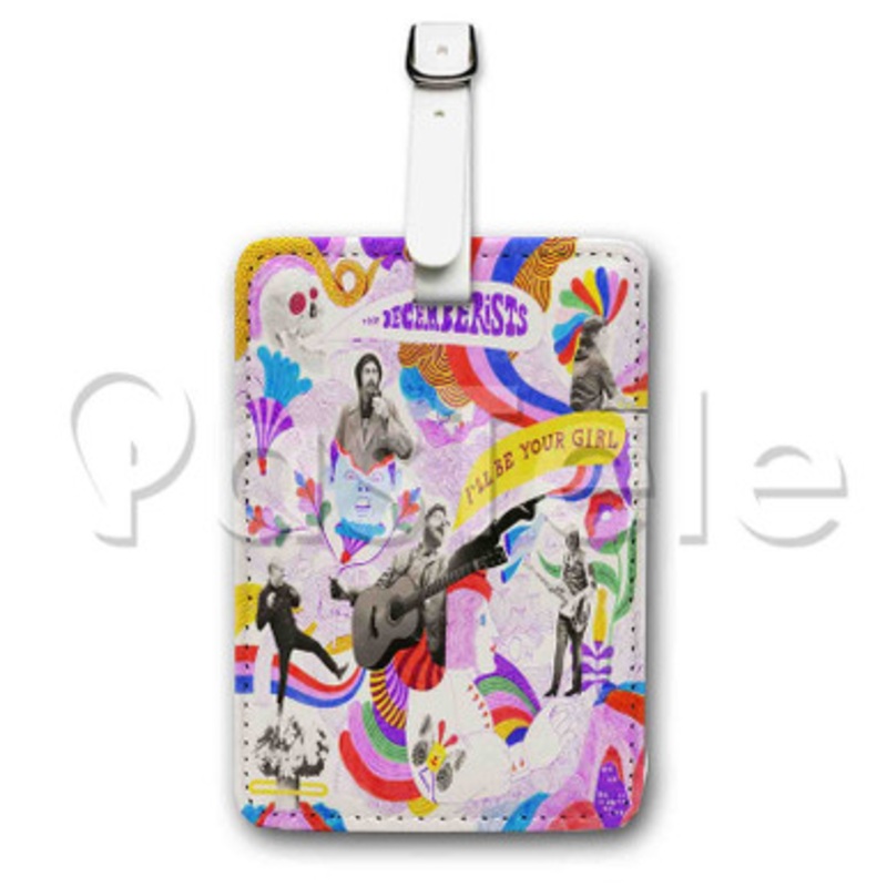 The Decemberists Custom Personalized Luggage Tags PU Leather Travel Baggage Name ID Labels