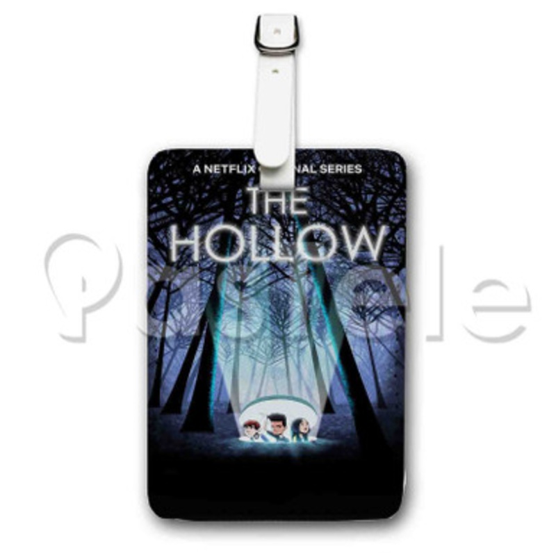 The Hollow Custom Personalized Luggage Tags PU Leather Travel Baggage Name ID Labels