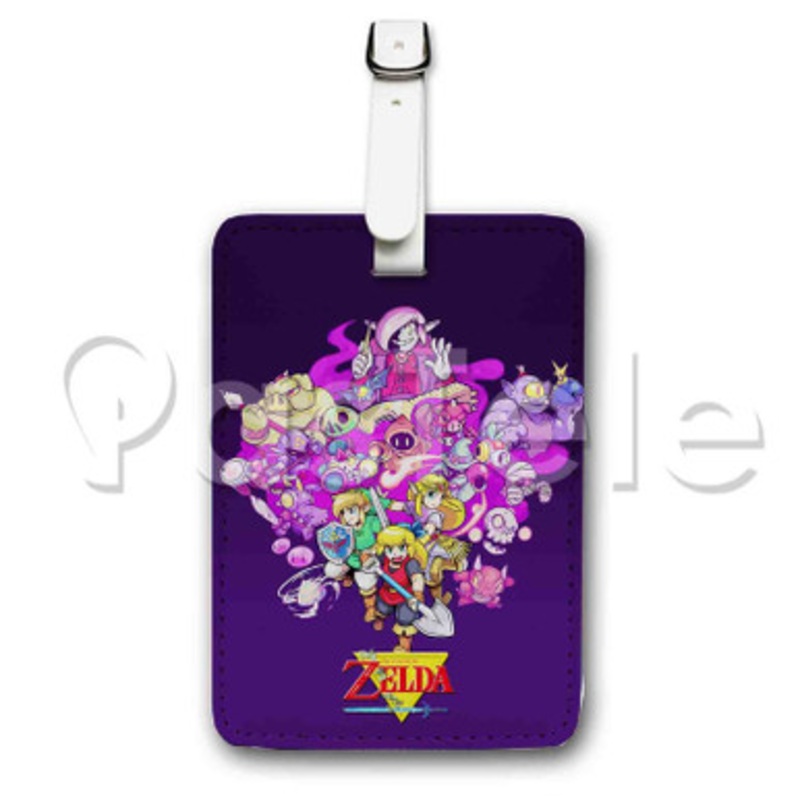 The Legend of Zelda Custom Personalized Luggage Tags PU Leather Travel Baggage Name ID Labels