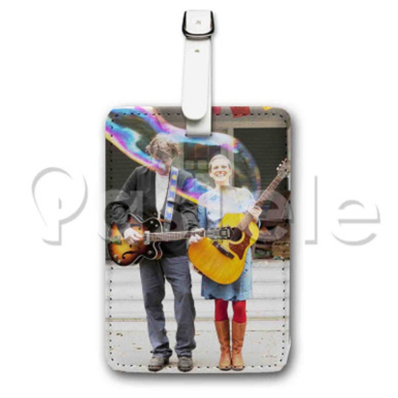 The Weepies Custom Personalized Luggage Tags PU Leather Travel Baggage Name ID Labels