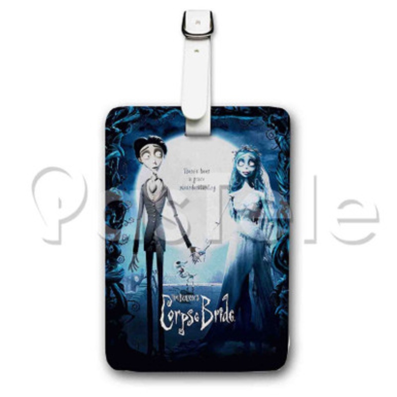 Tim Burton s The Corpse Bride Custom Personalized Luggage Tags PU Leather Travel Baggage Name ID Labels