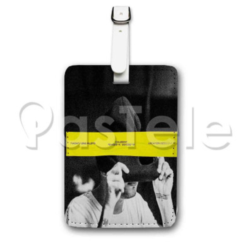 Twenty One Pilots chlorine Custom Personalized Luggage Tags PU Leather Travel Baggage Name ID Labels