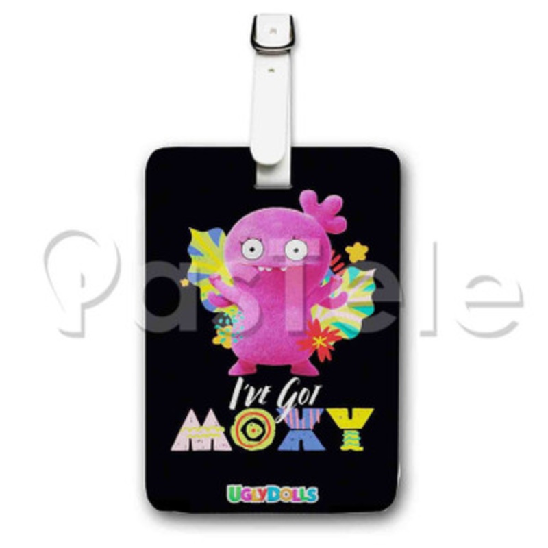 Uglydolls Moxy Custom Personalized Luggage Tags PU Leather Travel Baggage Name ID Labels