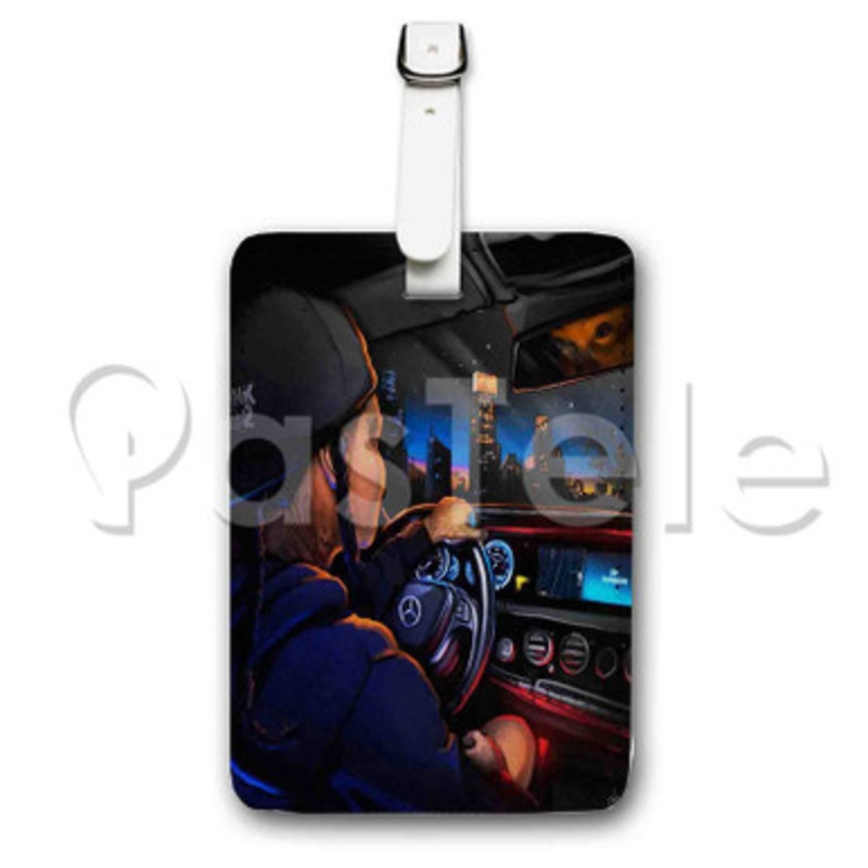 Young MA Car Confessions Custom Personalized Luggage Tags PU Leather Travel Baggage Name ID Labels