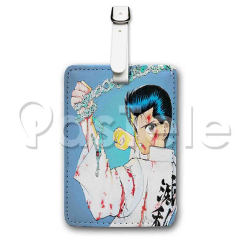 Yu Yu Hakusho Custom Personalized Luggage Tags PU Leather Travel Baggage Name ID Labels