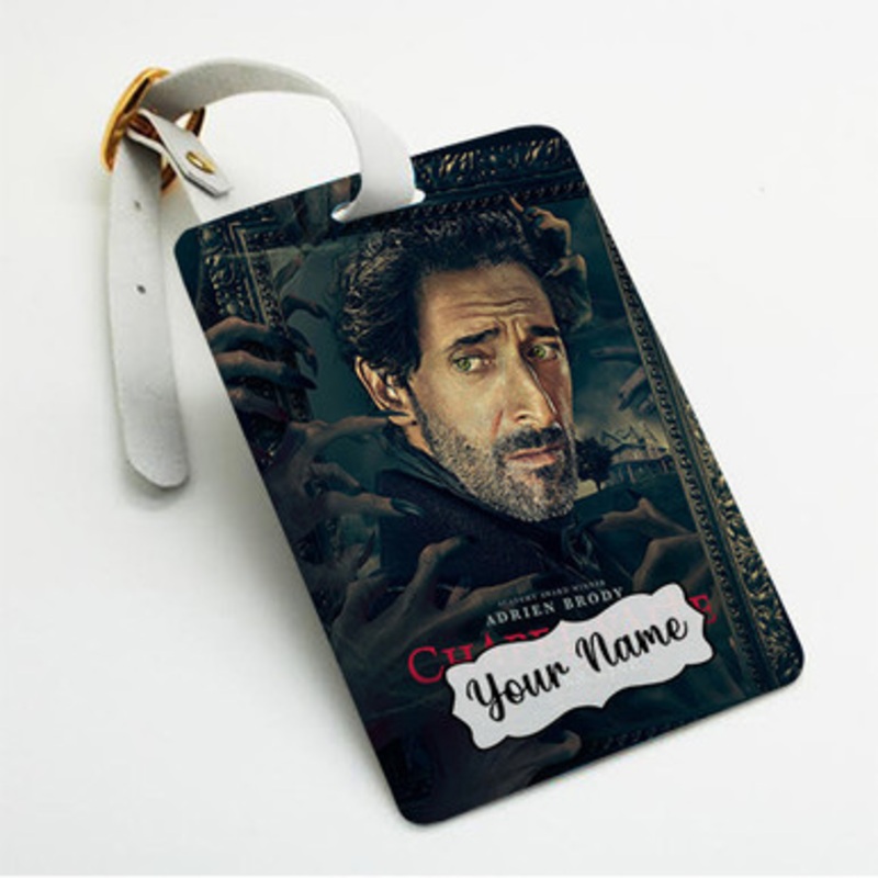 Pastele Chapelwaite Custom Luggage Tags Personalized Name PU Leather Luggage Tag With Strap Awesome Baggage Hanging Suitcase Bag Tags Name ID Labels Travel Bag Accessories