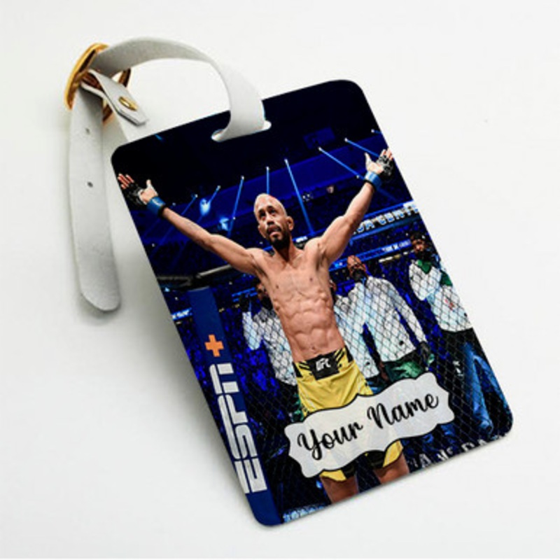 Pastele Deiveson Figueiredo Custom Luggage Tags Personalized Name PU Leather Luggage Tag With Strap Awesome Baggage Hanging Suitcase Bag Tags Name ID Labels Travel Bag Accessories