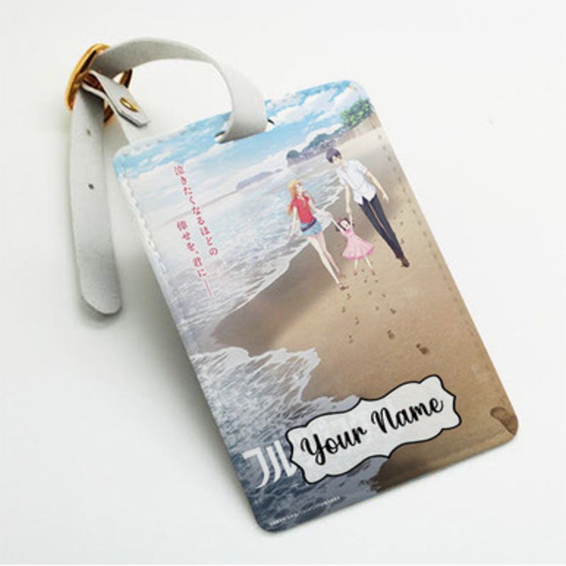 Pastele Fruits Basket Prelude Custom Luggage Tags Personalized Name PU Leather Luggage Tag With Strap Awesome Baggage Hanging Suitcase Bag Tags Name ID Labels Travel Bag Accessories