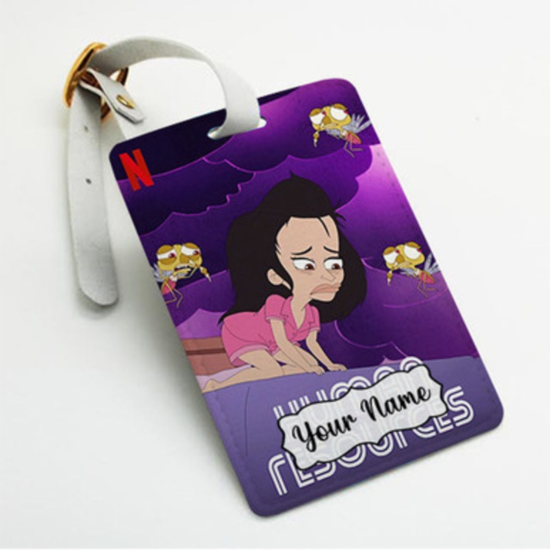 Pastele Human Resources Custom Luggage Tags Personalized Name PU Leather Luggage Tag With Strap Awesome Baggage Hanging Suitcase Bag Tags Name ID Labels Travel Bag Accessories