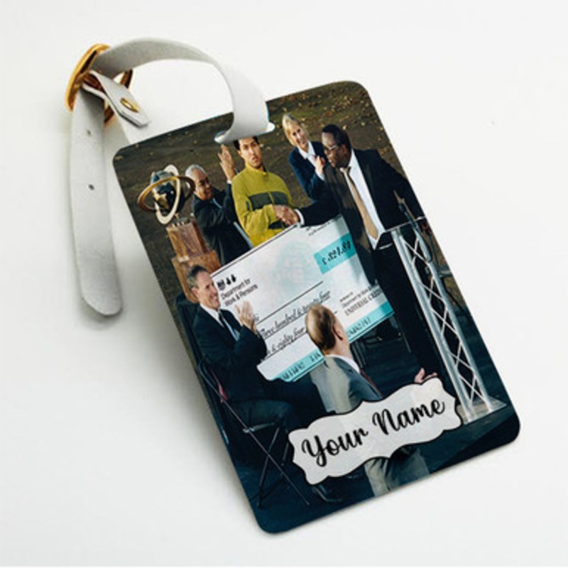 Pastele Jeshi Universal Credit Custom Luggage Tags Personalized Name PU Leather Luggage Tag With Strap Awesome Baggage Hanging Suitcase Bag Tags Name ID Labels Travel Bag Accessories