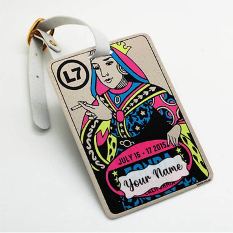 Pastele L7 California Custom Luggage Tags Personalized Name PU Leather Luggage Tag With Strap Awesome Baggage Hanging Suitcase Bag Tags Name ID Labels Travel Bag Accessories