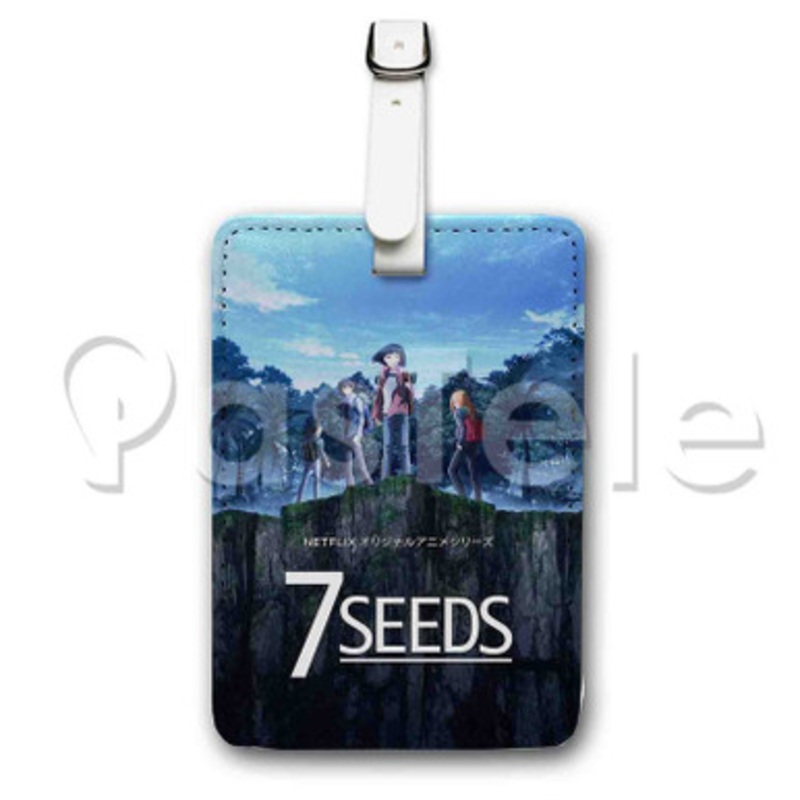 7 Seeds Custom Luggage Tags PU Leather Travel Baggage Name ID Labels Tag