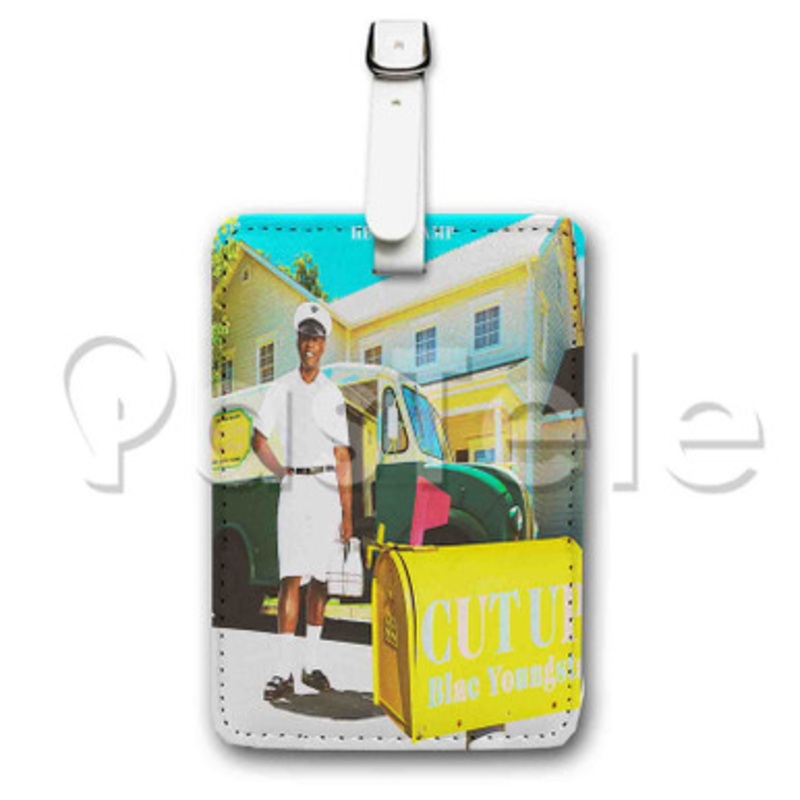 Blac Youngsta Cut Up Custom Luggage Tags PU Leather Travel Baggage Name ID Labels Tag