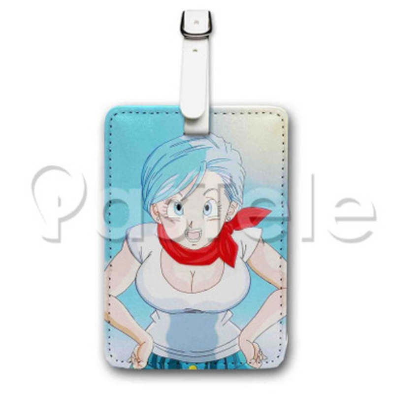 Bulma Dragon Ball Custom Luggage Tags PU Leather Travel Baggage Name ID Labels Tag